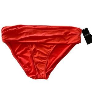 Lauren Ralph Lauren Women's Beach Club Banded Hipster Swim Bottom‎ Size 16 $65